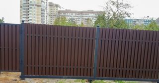 Купить распашные ворота из штакетника Муром, цена от 2718 руб.