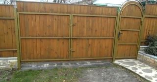 Купить распашные ворота деревянные Муром, цена от 2718 руб.