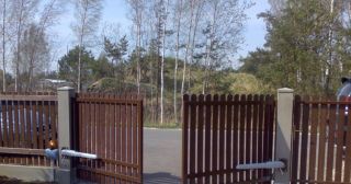 Купить распашные ворота из штакетника Муром, цена от 2718 руб.